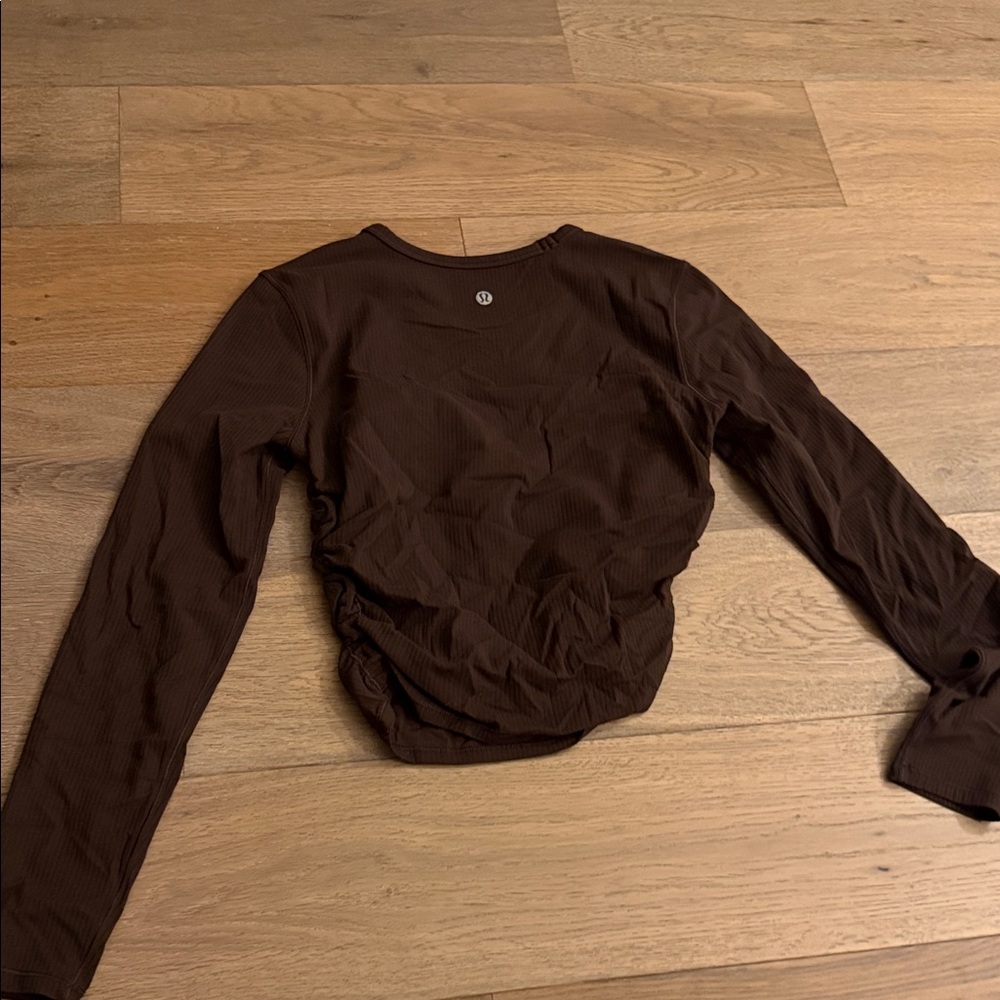 lululemon athletica Chocolate Long Sleeve Top